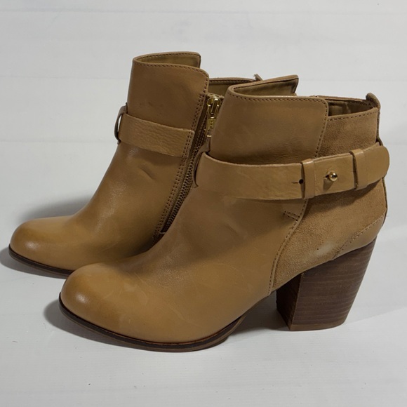 Dune London Camel Ankle Booties - Picture 3 of 11